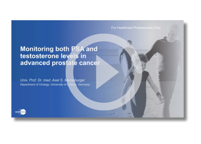 Monitoring both PSA and testosterone levels in advanced prostate cancer