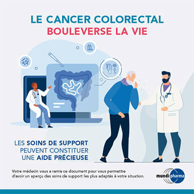 Kit patient cancer colorectal - brochure patient